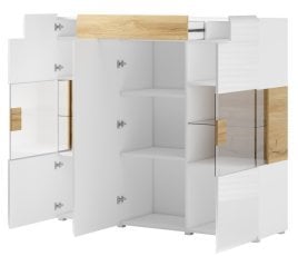 Helvetia meble - Komoda Toledo 4 - bela - 2498DW46