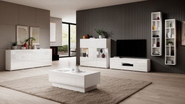 Helvetia meble - Komoda Toledo 4 - bela - 2498DW46