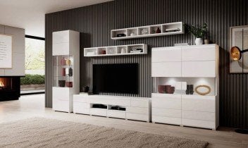 Helvetia meble - Komoda Toledo 4 - bela - 2498DW46