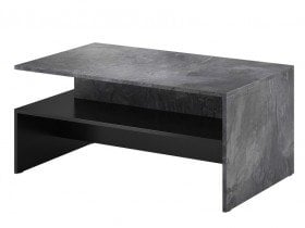 Klubska miza Baros - artisan/črna supermat - 24RCBM99