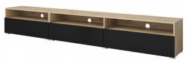 TV komoda Baros - artisan/črna supermat - 24RCBM40