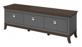 TV komoda Tisaro - Antracit-čokoladni hrast/antracit sijaj - 24Z3LJ39