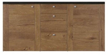 Helvetia meble - Komoda Larona velika - lefkasov hrast/touchwood - 24L6DZ25