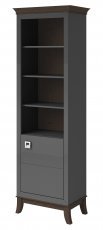 Regal Tisaro - Antracit-čokoladni hrast/antracit sijaj - 24Z3LJ88
