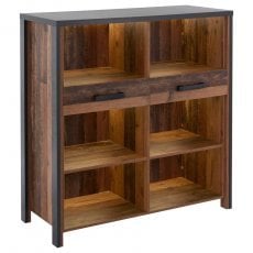 Visoka vitrina 2 predala Buffalo - Matera/starana obloga - 241UKA48