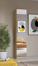 Garderobna omara Optima ozka z ogledalom - 249AKL57