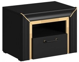 Nočna omarica Arno - črna - 24W0LF22