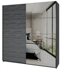 Garderobna omara Galaxy 200 cm - carbon hrast - 24CBEA67