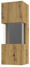 Viseča vitrina Ava - artisan hrast - 24RCLM07