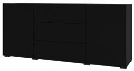 Komoda Ava - črn onyx/wotan hrast - 24WNLM26