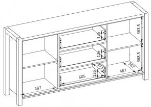 Helvetia meble - Komoda Aktiv - 24TWLK26