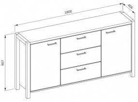 Helvetia meble - Komoda Aktiv - 24TWLK26