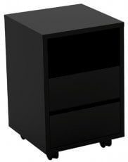 Mobilna omara Agapi - črna - 24W3LZ00