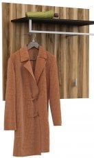 Obešalnik Larona - saten nussbaum/touchwood - 24Z6DZ89