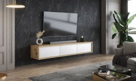TV komoda Frida 3K - artisan hrast/bela - 249AMT38