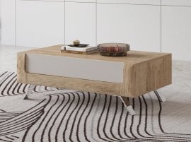 Klubska miza Kasai - gold harbor hrast/perfect touch cashmir - 24HKMI99