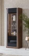 Vitrina Kasai - oreh columbia/črna sijaj - 24RWMI05