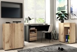 Komplet za pisarno Agapi - hrast