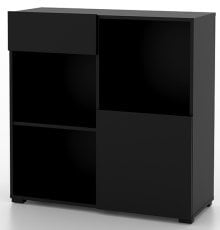 Komoda Agapi 3 - črna - 24W3LZ85