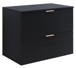 Omara pod umivalnik Laura 80 cm - črna - 30W3NM48