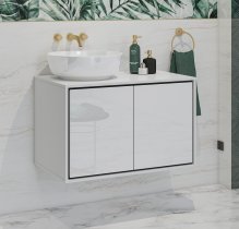 Helvetia meble - Omara pod umivalnik Irvine - bela - 309WNP58