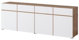 Komoda Cross - hrast votan/bela -  24N9MY25