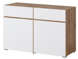 Komoda Cross - hrast votan /bela - 24N9MY45