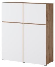 Komoda Cross - hrast votan/bela - 24N9MY76