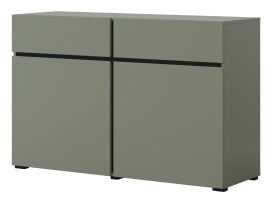 Komoda Cross - zelena/zelena-črna - 24GWMY45