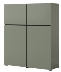 Komoda Cross - zelena/zelena-črna - 24GWMY76