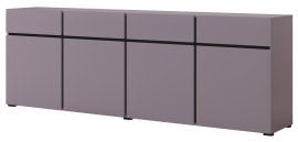 Komoda Cross - sliva/sliva-črn oniks - 24SWMY25