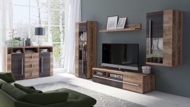 Helvetia meble - Komoda Roger - 132 cm - satenasti oreh/touchwood - 226ZZH43
