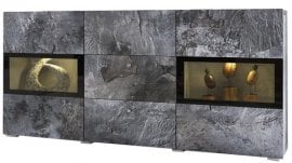 Komoda Baros - schiefer - črna - 24B0BM26