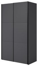 Garderobna omara z drsnimi vrati Easy - črna - 24WLNW54