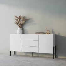 Helvetia meble - Komoda Jukon 2D3S - bela mat - 2497ND26