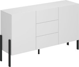 Komoda Jukon 2D3S - bela mat - 2497ND43