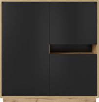 Helvetia meble - Visoka komoda Aston 3D - 24TWLH42
