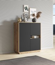 Helvetia meble - Visoka komoda Aston 3D - 24TWLH42