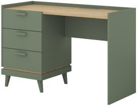 Pisalna miza Scandi - zbledelo zeleno oljen hrast/zbledelo zeleno
