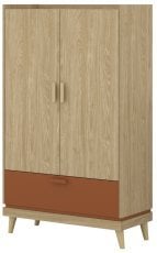 Omara Scandi - oljen hrast/oljen hrast-opeka