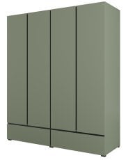 Garderobna omara Cross S 2 - zelena/zeleno-črna - 24GWMY20