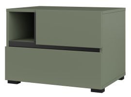 Nočna omarica Cross S - zelena/zeleno-črna - 24GWMY22