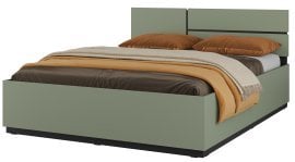 Dvižna postelja Cross S - 160x200 cm - zelena/zeleno-črna - 24GWMY51