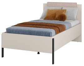 Postelja Jukon S - 100x200 cm - kašmir - 24KSND34