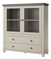 Nizka vitrina Evora - svetlo bež/svetlo bež/hrast dunin - 24D1JU46