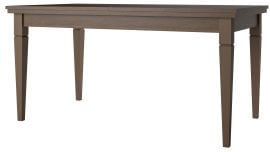 Raztegljiva jedilna miza Evora 160 cm - svetlo bež/svetlo bež/hrast dunin - 24D1JU92