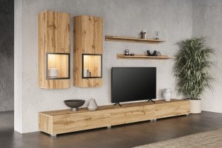 Helvetia meble - Dnevna soba Baros - hrast wotan - 24N0BM10