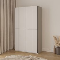 Helvetia meble - Garderobna omara z drsnimi vrati Сube 120 - kašmir - 24KSOF64