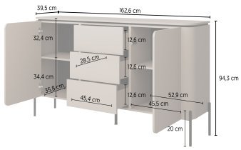 Helvetia meble - Komoda Bello - 24COOB26