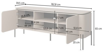 Helvetia meble - TV komoda Bello - 24COOB40